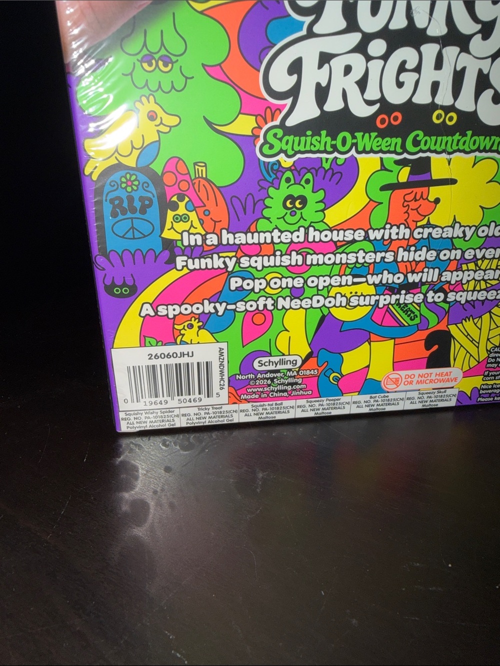 NeeDoh Funky Frights Squish-O-Ween Countdown 14 Squishy Funky Finds!! Authentic - Picture 5 of 7